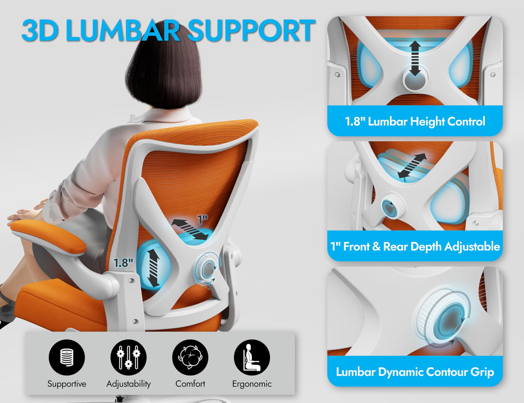 Mesh Ergonomic Office Chair with Lumbar C83560