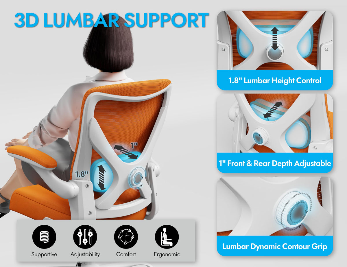 Mesh Ergonomic Office Chair with Lumbar C83560