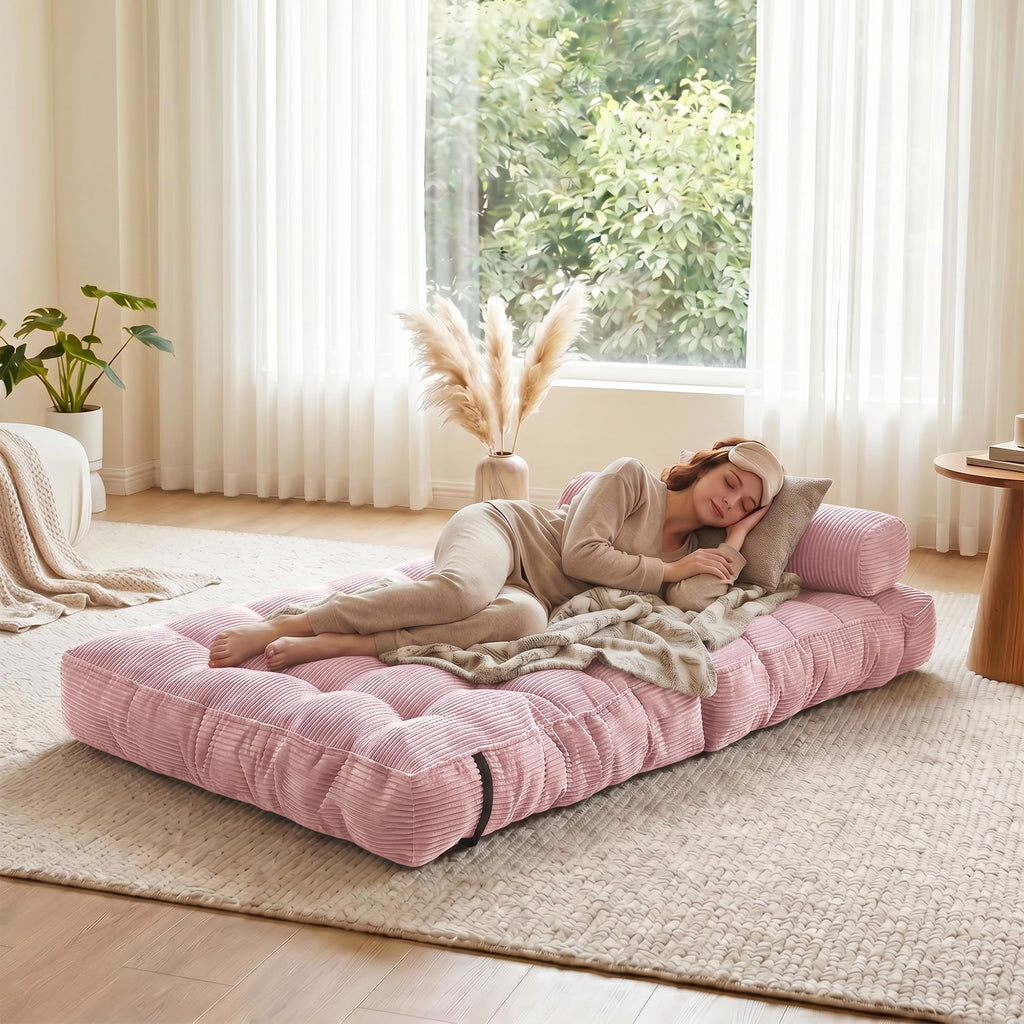 3-in-1 Folding Sofa Bed Convertible Futon Chair C6343