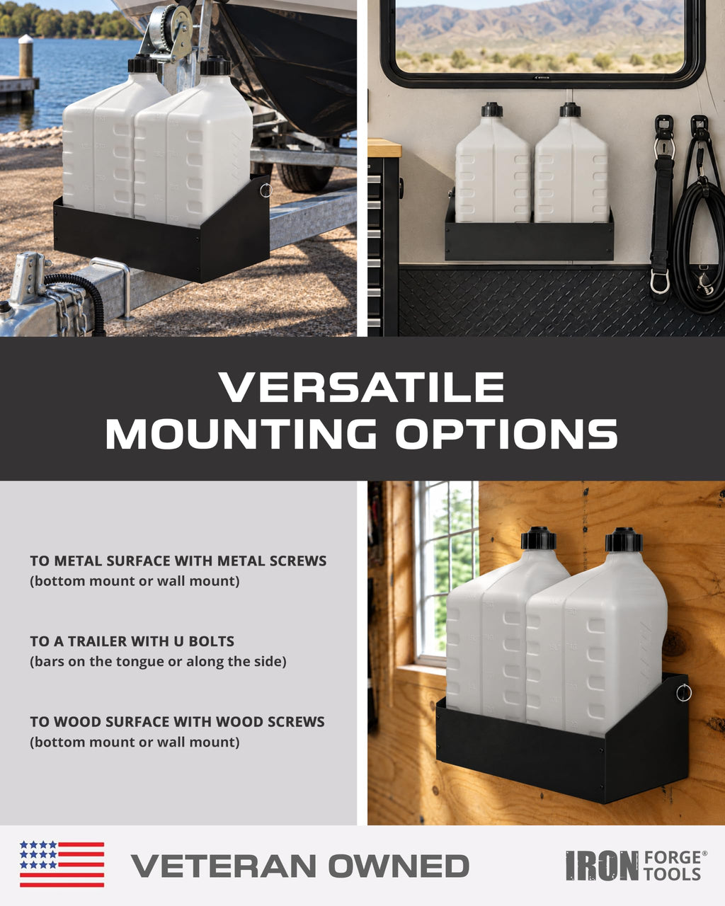 5 Gallon Gas Can Holder U33807