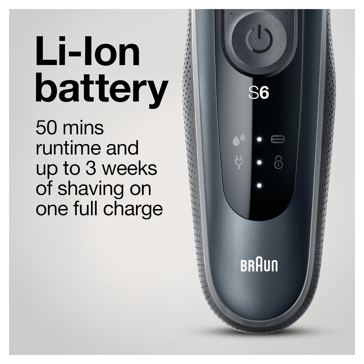 Electric Razor Wet & Dry Rechargeable Cordless Foil Shaver Black V8775