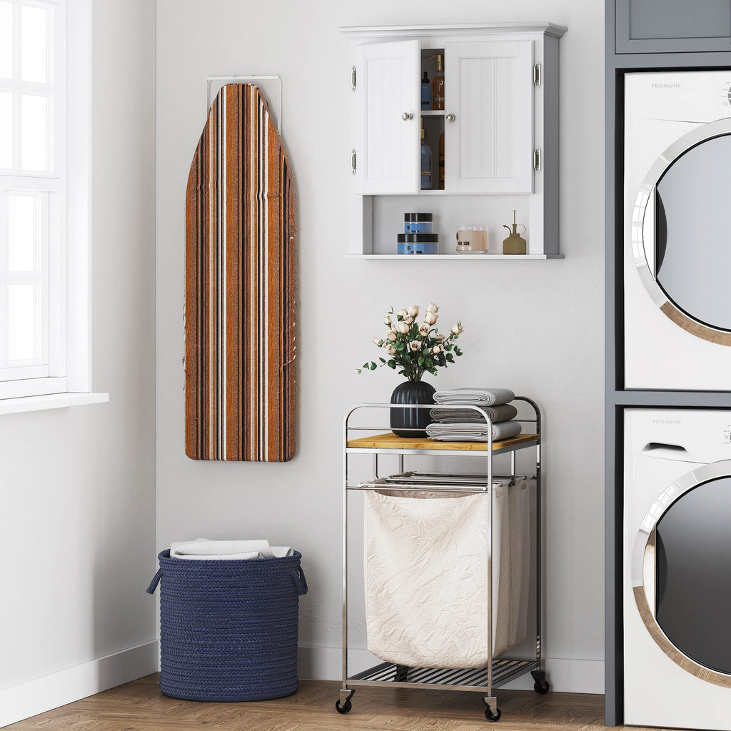 White Wall-Mounted Bathroom Cabinet T429