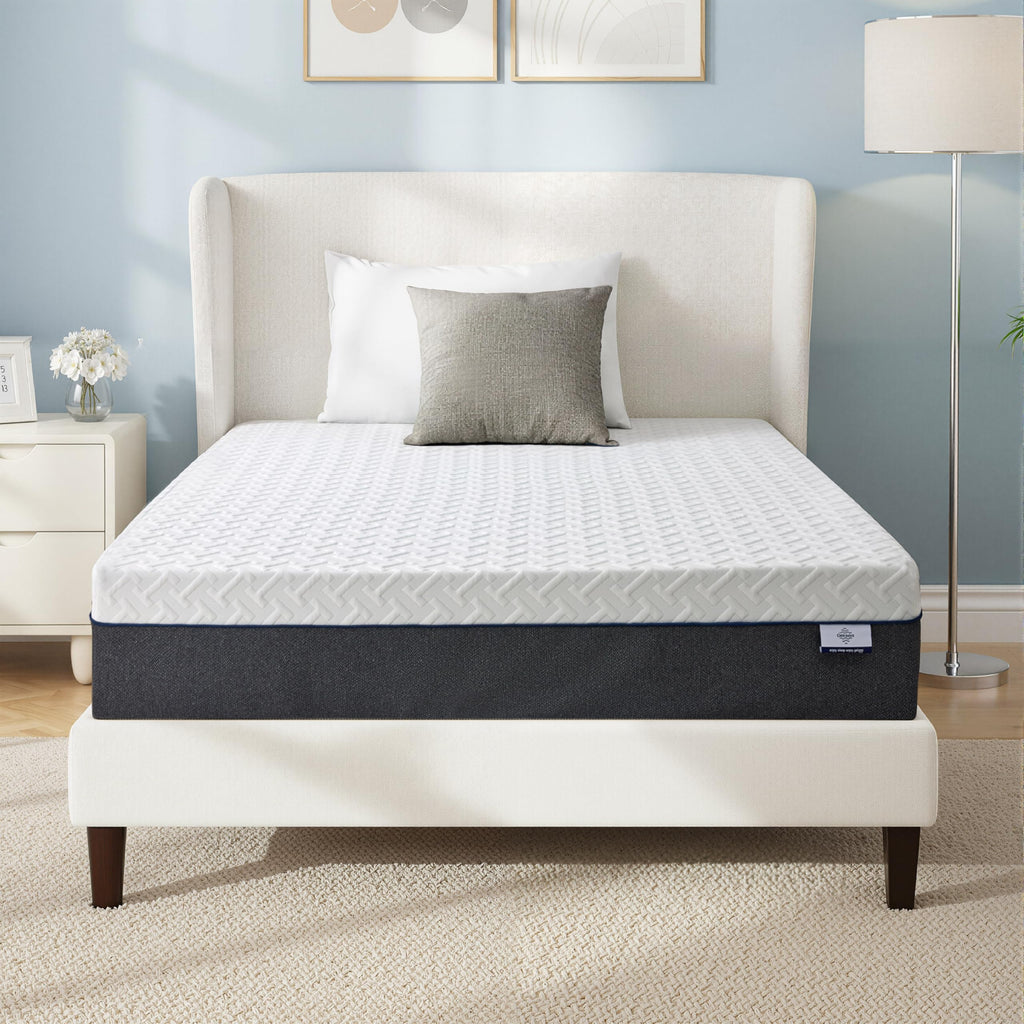 10 Inch Gel-Infused Green Tea Memory Foam Twin Mattress U5334