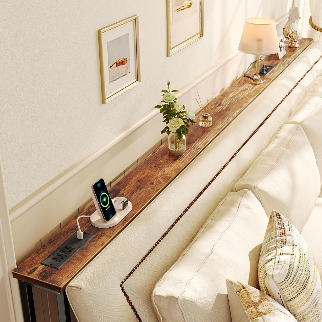 102 Inch Sofa Table with Power Outlets and USB-C Ports Y630865