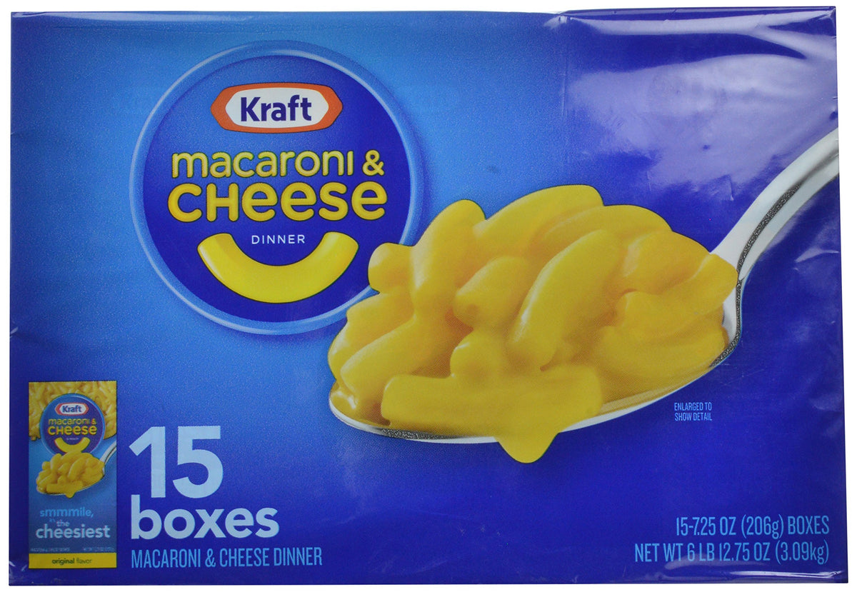 Macaroni & Cheese Dinner 7.25 oz 15 Pack S3762